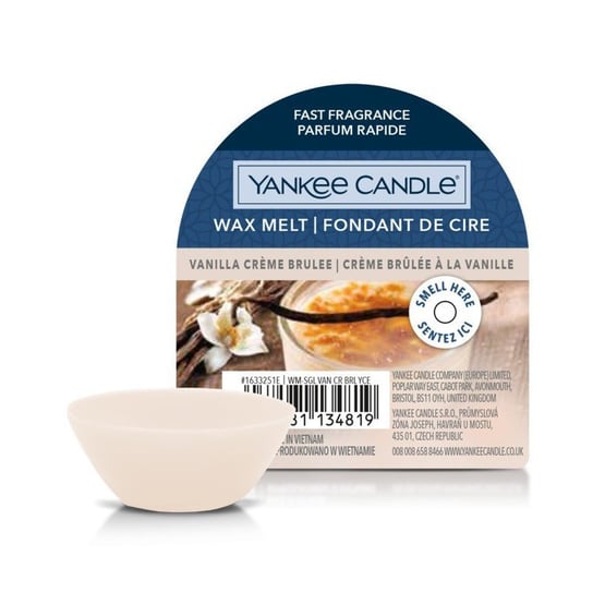 Wosk Vanilla Creme Brulee Yank Yankee Candle