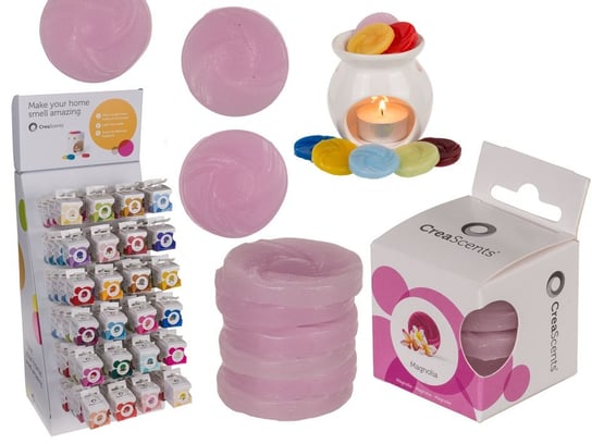 Wosk zapachowy do kominków 6 krążków: Magnolia Kemis - House of Gadgets