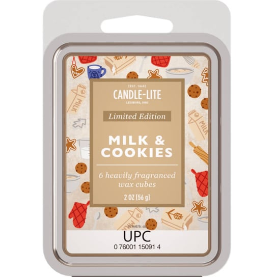 Wosk zapachowy świąteczny - Milk & Cookies Candle-lite 56 g Inna marka