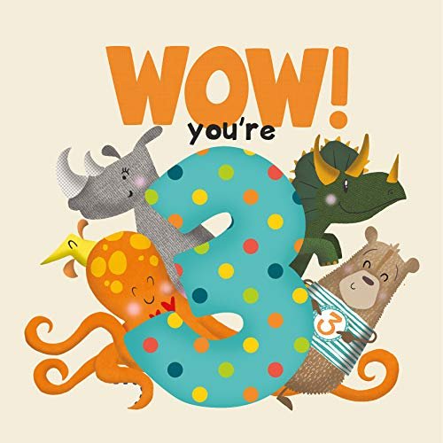 WOW! Youre Three birthday book Lucy Tapper