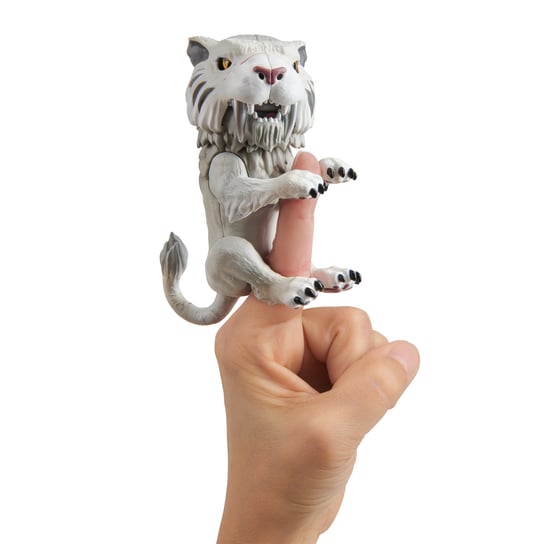 WowWee, Fingerlings Untamed, figurka interaktywna Tygrys Silvertooth Untamed