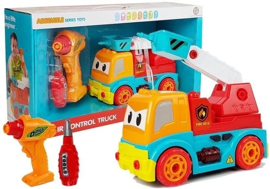 Wóz Strażacki Do Rozkręcania Zdalnie Sterowany Lean Toys