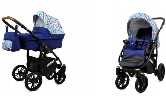 Wózek 2w1 dziecięcy spacerówka BabyLux OPTIMAL ALU BabyLux