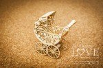 Wózek 3D - Tekturka - Baby lily Laserowe LOVE