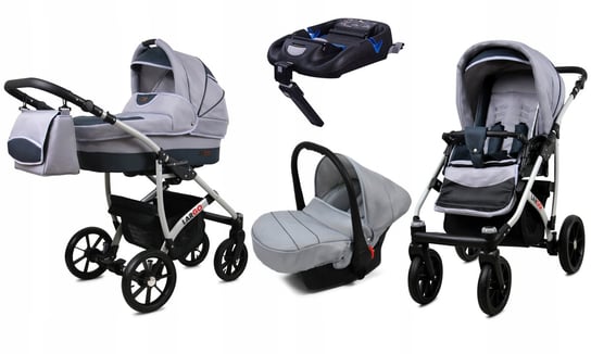 Wózek 4w1 dziecięcy BabyLux Largo + baza ISOFIX BabyLux