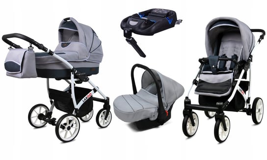 Wózek 4w1 dziecięcy BabyLux Largo + baza ISOFIX BabyLux