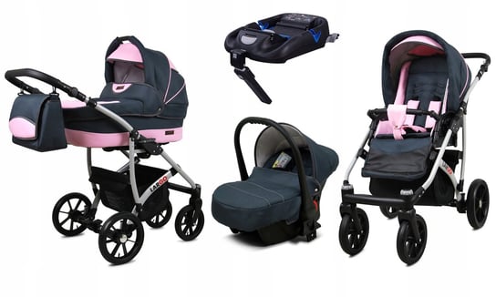 Wózek 4w1 dziecięcy BabyLux Largo + baza ISOFIX BabyLux