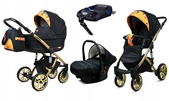 Wózek 4w1 dziecięcy BabyLux Lumio + baza Isofix BabyLux