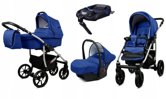 Wózek 4w1 dziecięcy BabyLux Qbaro + baza Isofix BabyLux