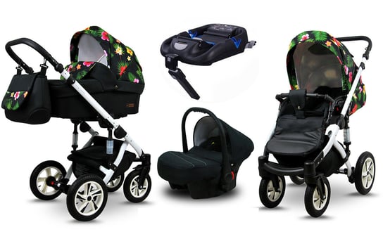 Wózek 4w1 dziecięcy BabyLux Sky Lark + baza Isofix BabyLux