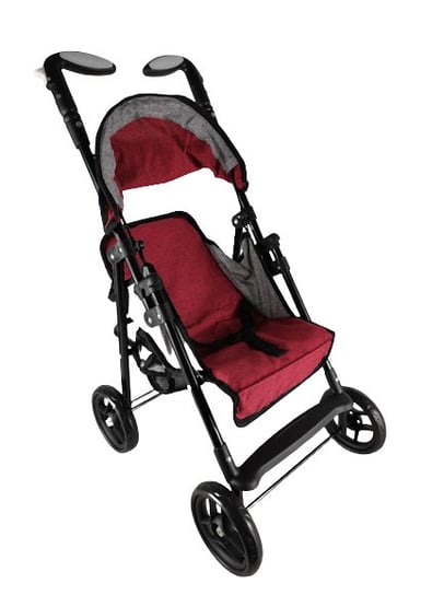 Wózek dla lalek - czerwona spacerówka Inna marka
