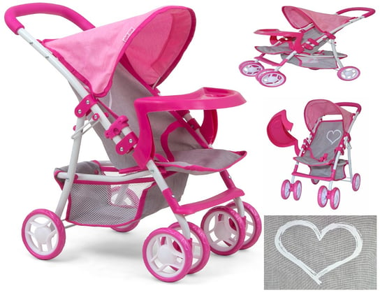 Wózek Dla Lalek Spacerówka Prestige Różowa Zabawka Wózki Dla Lalki Zabawkowe Do Zabawy PakaNiemowlaka