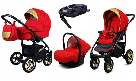 Wózek dziecięcy 4w1 głęboki BabyLux GoldLux ISOFIX BabyLux