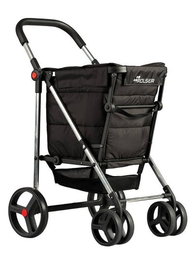 Wózek na zakupy składany Rolser Basket Polar - black rolser