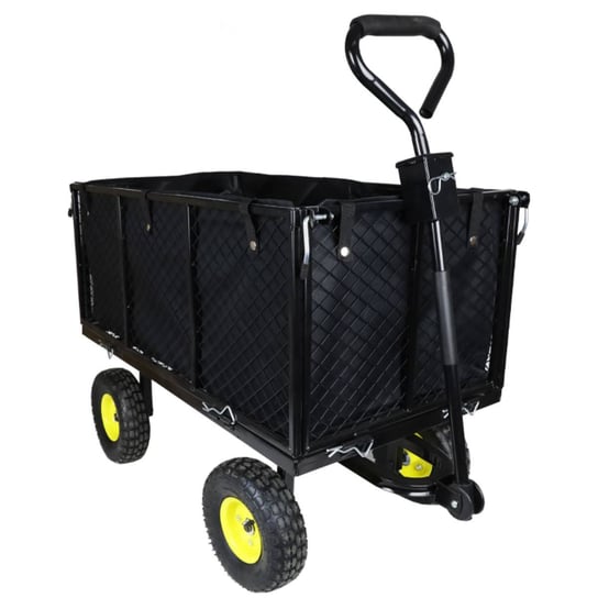 Wózek ogrodowy wózek transportowy czarny max.300 kg Tip-Top