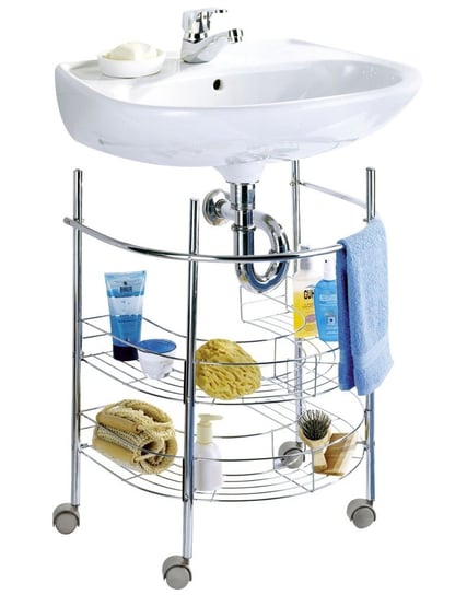 Wózek pod umywalkę, stojak łazienkowy WENKO, 64x53x41 cm Wenko