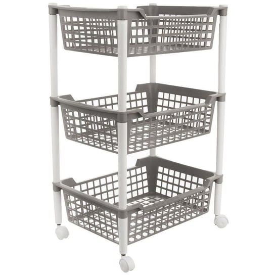 Wózek regał organizer szafka koszyk 3-poziomowy kuchenny łazienkowy na kółkach do kuchni łazienki kuchenny Orion