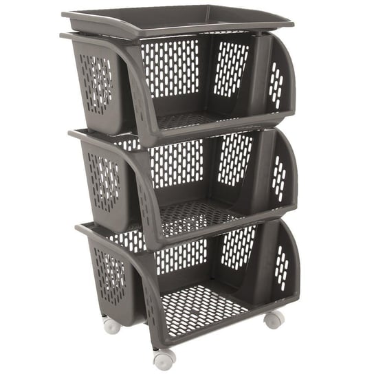 Wózek regał organizer szafka koszyk 4-poziomowy kuchenny łazienkowy na kółkach do kuchni łazienki kuchenny Orion