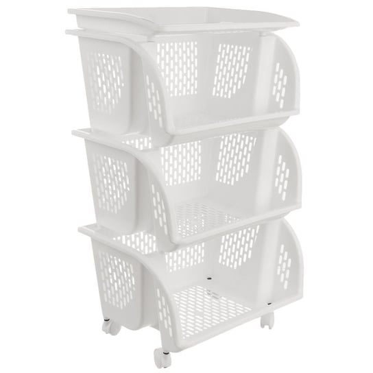 Wózek regał organizer szafka koszyk 4-poziomowy kuchenny łazienkowy na kółkach do kuchni łazienki kuchenny Orion