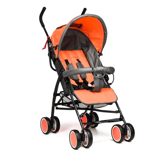 Wózek spacerówka moolino compact pomarańczowo-szary Moolino