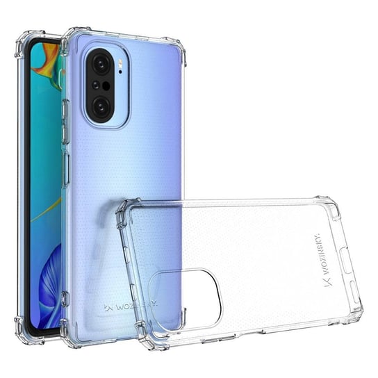 Wozinsky Anti Shock pancerne etui do Xiaomi Redmi K40 Pro+ / K40 Pro / K40 / Poco F3 / Mi 11i przezroczysty Wozinsky