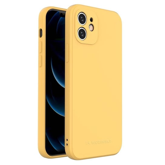Wozinsky Color Case silikonowe elastyczne wytrzymałe etui iPhone XR żółty Wozinsky