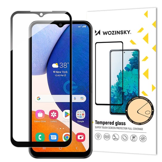 Wozinsky Full Glue Tempered Glass Szkło Hartowane Samsung Galaxy A14 5G 9H Na Cały Ekran Z Czarną Ramką Wozinsky