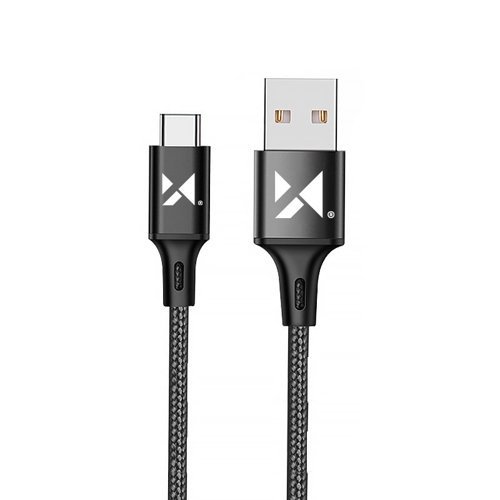 Wozinsky kabel USB - USB Typ C 2,4A 1m czarny (WUC-C1B) Wozinsky