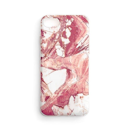 Wozinsky Marble żelowe etui pokrowiec marmur iPhone 13 Pro Max różowy Wozinsky