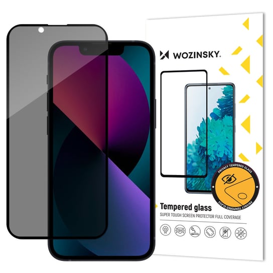 Wozinsky Privacy Glass Szkło Hartowane Do Iphone 14 / 13 / 13 Pro Z Filtrem Anti Spy Prywatyzujące Wozinsky