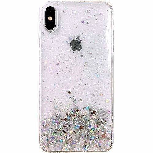 Wozinsky Star Glitter błyszczące etui pokrowiec z brokatem iPhone 12 Pro / iPhone 12 przezroczysty Wozinsky