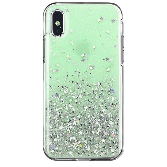 Wozinsky Star Glitter błyszczące etui pokrowiec z brokatem Xiaomi Redmi 9 zielony Wozinsky