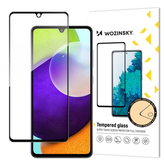 Wozinsky Super Wytrzymałe Szkło Hartowane Full Glue Na Cały Ekran Z Ramką Case Friendly Samsung Galaxy A33 5G Czarny Wozinsky