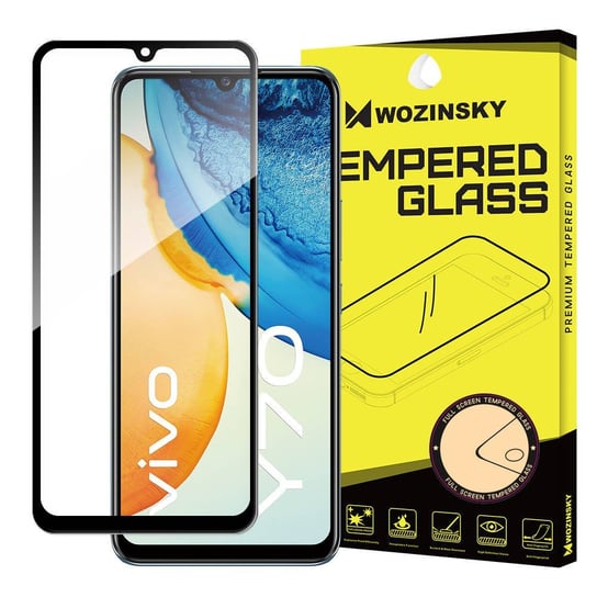 Wozinsky super wytrzymałe szkło hartowane Full Glue na cały ekran z ramką Case Friendly Vivo Y70 czarny Wozinsky