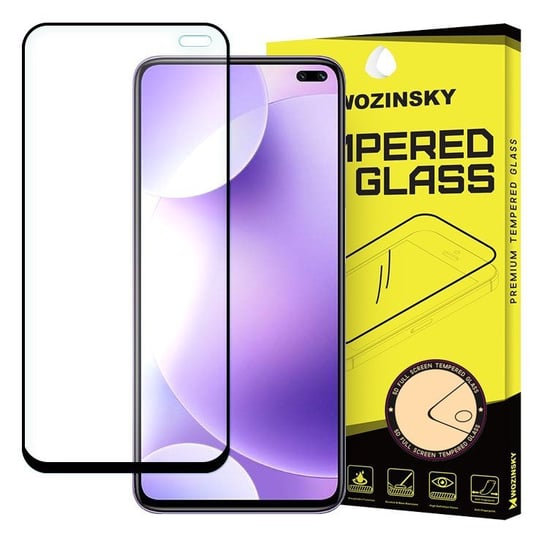 Wozinsky super wytrzymałe szkło hartowane Full Glue na cały ekran z ramką Case Friendly Xiaomi Redmi K30 czarny Wozinsky