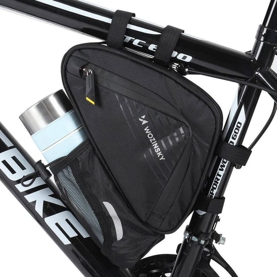 Wozinsky torba rowerowa na ramę roweru czarny (WBB23BK), bikepacking Wozinsky