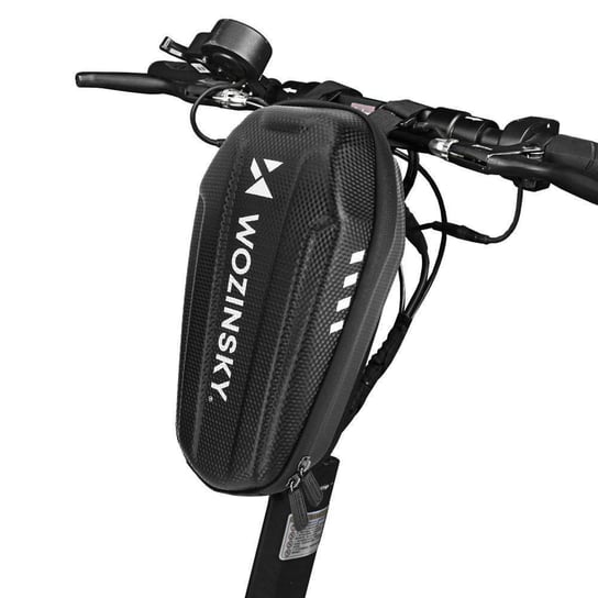 Wozinsky wodoodporna torba sakwa na hulajnogę elektryczną na kierownicę 3L czarny (WSB4BK), bikepacking Wozinsky