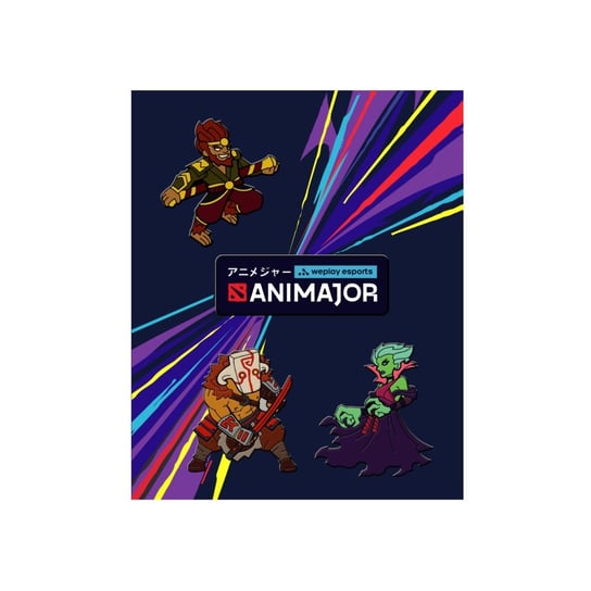 WP Merchandise Dota 2 - Animajor pin zestaw Weplay