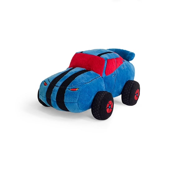 WP Merchandise - Samochód z czerwonymi szybami pluszowy Weplay