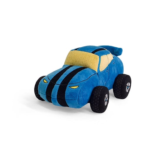 WP Merchandise - Samochód z żółtymi szybami pluszowy Weplay