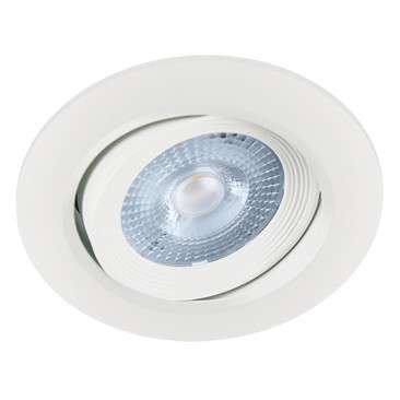 Wpust LAMPA sufitowa MONI 03229 Ideus regulowana OPRAWA okrągła LED 5W 3000K oczko białe IDEUS
