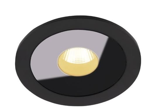 Wpust LAMPA sufitowa PLAZMA H0088 Maxlight podtynkowa OPRAWA zewnętrzna LED 13W 3000K okrągłe oczko IP54 stropowe czarne MaxLight