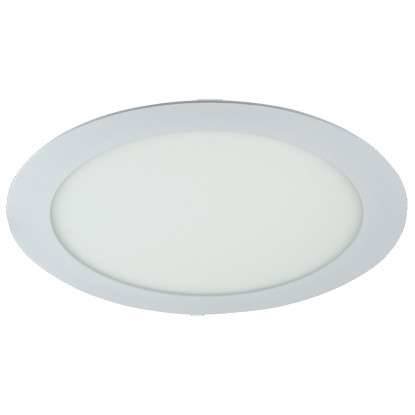 Wpuszczana LAMPA sufitowa SLIM LED C 02488 Ideus metalowa OPRAWA do zabudowy LED 18W 6500K okrągła biała IDEUS