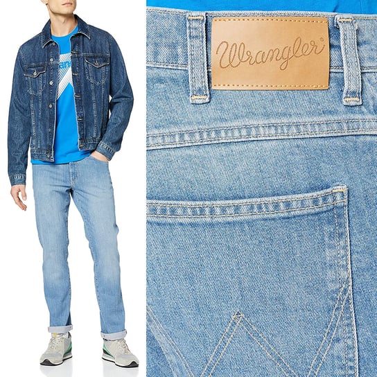 Wrangler ARIZONA COOL STONE MĘSKIE PROSTE W40 L34 Wrangler