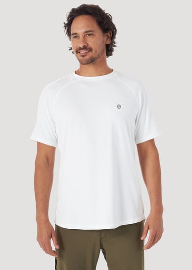 Wrangler Atg Ss Performance Tee Męski T-Shirt Koszulka Logo White Wa7Bdu989-L Inna marka