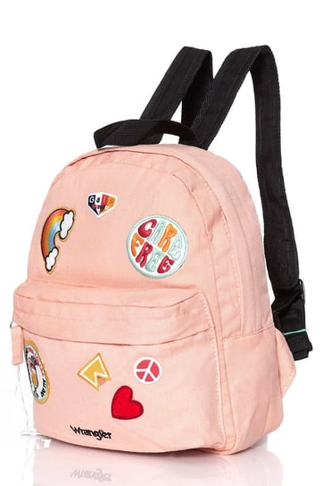 Wrangler Badge Backpack Damski Plecakpeach Parfait W0Y05Uiud-One Size Wrangler