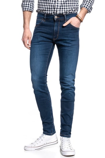 Wrangler Bryson Męskie Spodnie Jeansowe Static Blue W14Xlq25J-W30 L32 Inna marka
