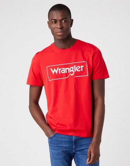 Wrangler Frame Logo Tee Męski T-Shirt Koszulka W70Jd3X47-2Xl Inna marka