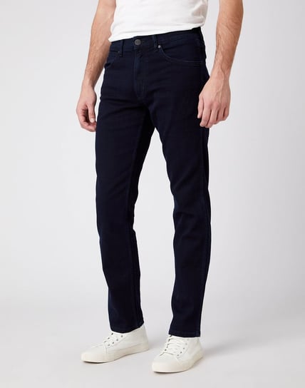 Wrangler Greensboro Męskie Spodnie Jeansowe Black Back W15Qqc77D-W48 L32 Inna marka