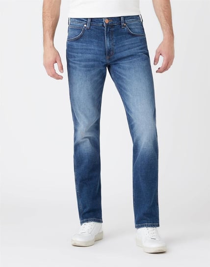 Wrangler Greensboro Męskie Spodnie Jeansowe Blue Sweep W15Q28294-W30 L34 Inna marka